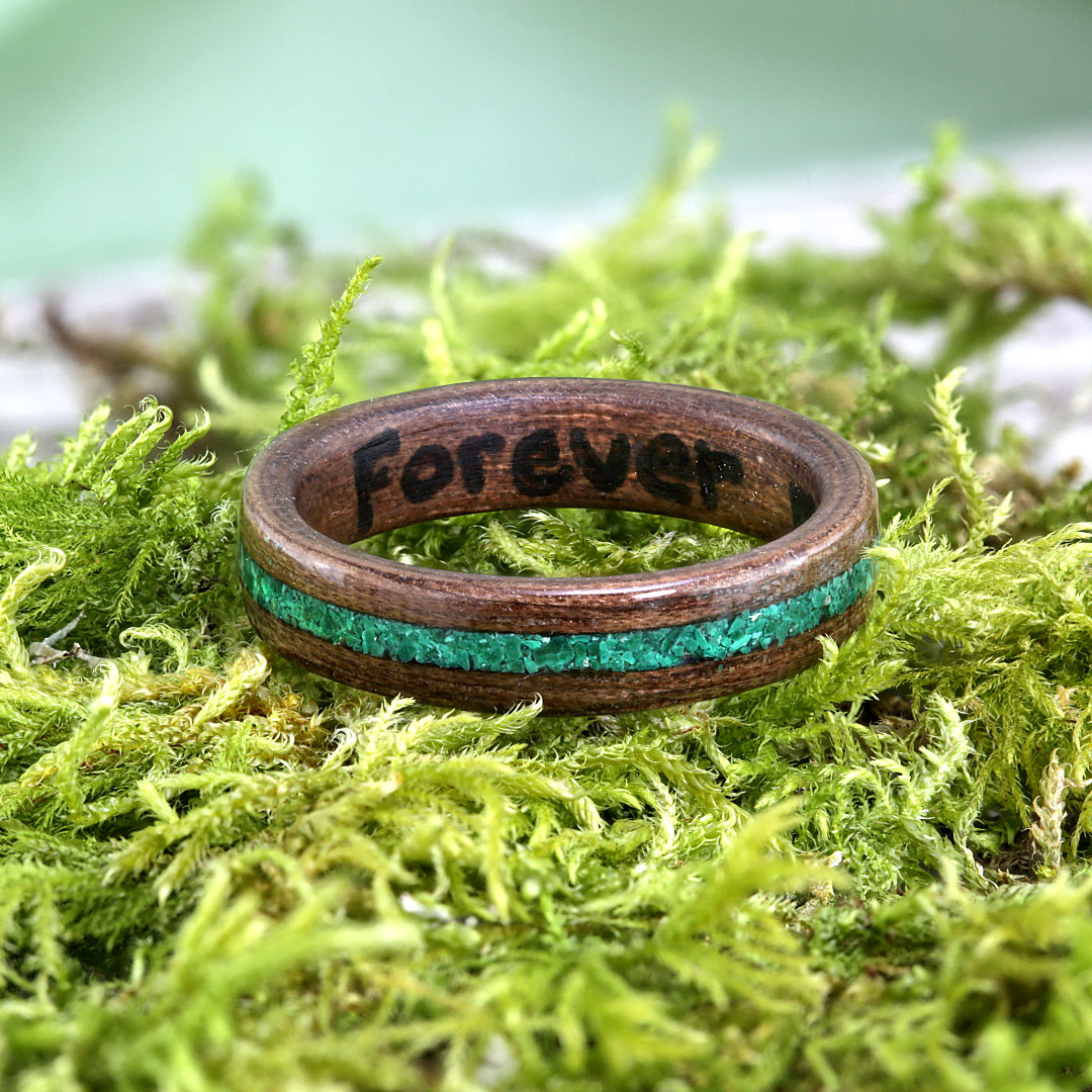 Wooden marriage clearance rings